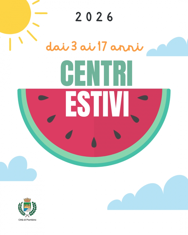 Centri estivi: il Comune di Piombino conferma il sostegno alle famiglie