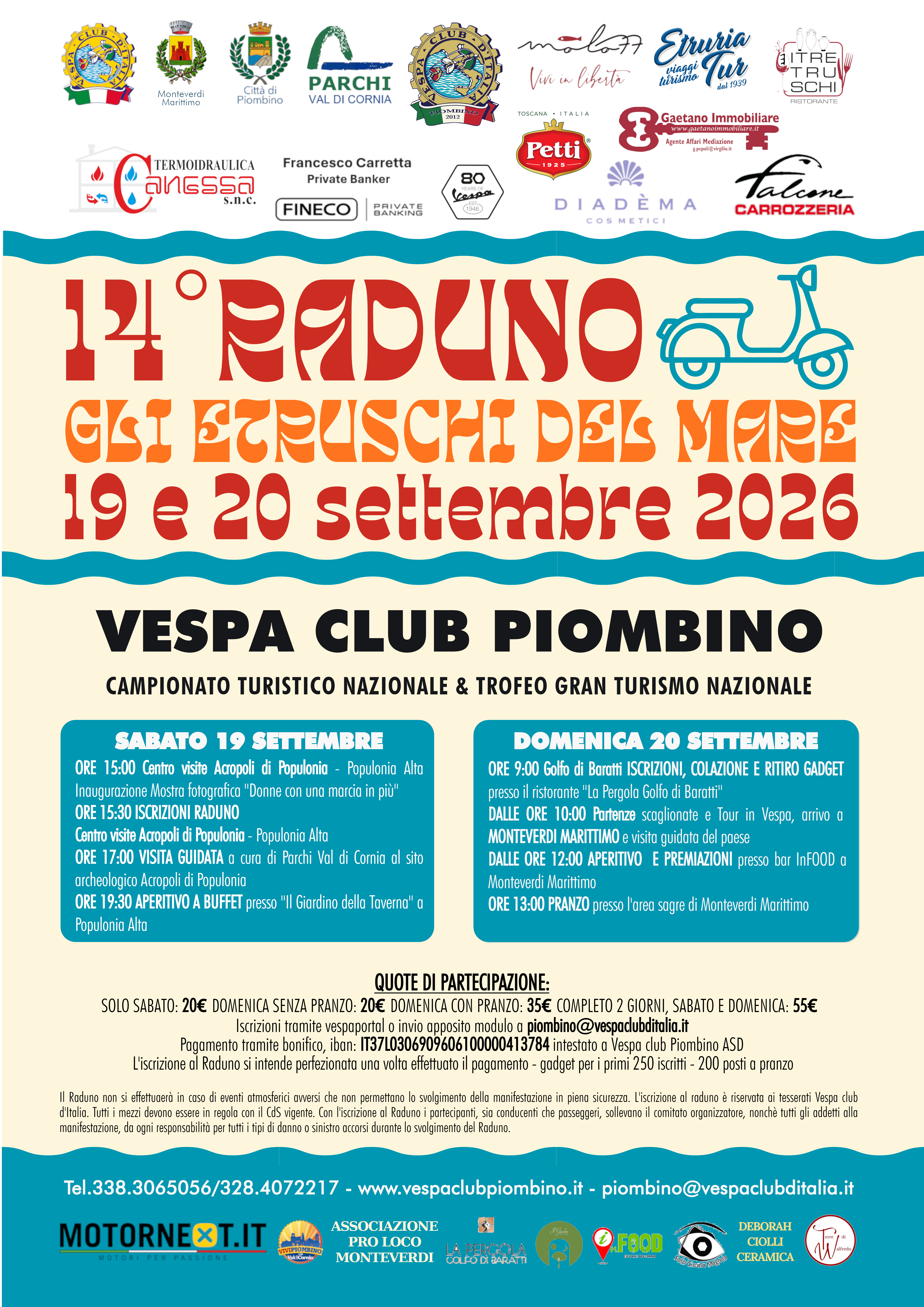 Gli etruschi del mare: 14� Raduno Vespa club Piombino
